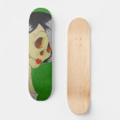 Sinti und Roma-Frau Skateboard (Vorderseite)