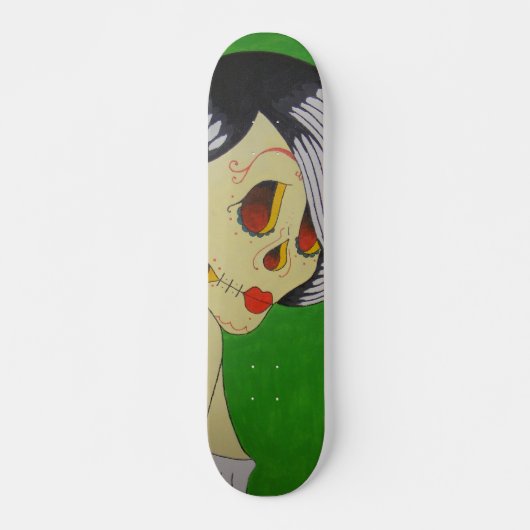 Sinti und Roma-Frau Skateboard (Vorne)