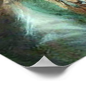 Sinti und Roma-Frau viktorianische Boho Bellydance Poster (Ecke)