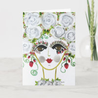 Sinti und Roma Garden Girl Cerl - Note Card