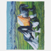 Sinti und Roma-Gemisch, Sinti und Roma Vanner Fleecedecke (Vorderseite)