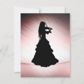 Sinti und Roma Girl Plays Violin Einladung (Vorderseite)