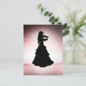 Sinti und Roma Girl Plays Violin Einladung (Stehend Vorderseite)