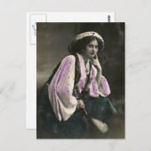 Sinti und Roma Girl Postcard Postkarte (Vorne/Hinten)