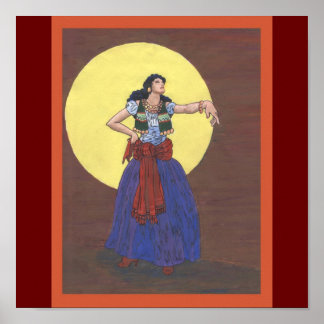 Sinti und Roma Girl Poster