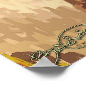 Sinti und Roma Girl Poster (Ecke)