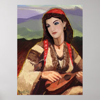 Sinti und Roma Girl Poster