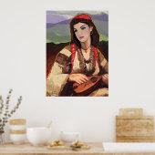 Sinti und Roma Girl Poster (Küche)