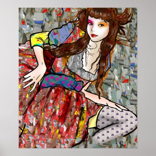 Sinti und Roma Girl Poster (Vorne)