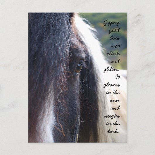 Sinti und Roma Gold Postkarte (Vorderseite)