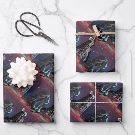 Sinti und Roma Heart Geschenkpapier Set (Vorderseite)