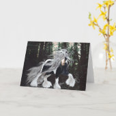 Sinti und Roma Horse Fantasy im Wald Karte (Gelbe Blume)