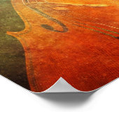 Sinti und Roma Jazz Variation - Surreal Cello Post Poster (Ecke)