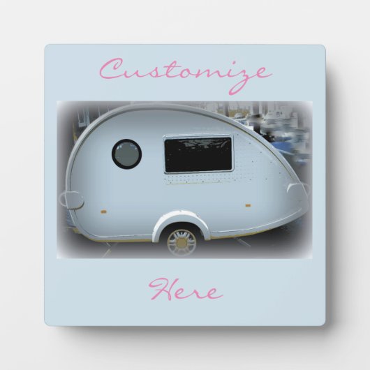 Sinti und Roma-Karawane Fotoplatte (Vorderseite)