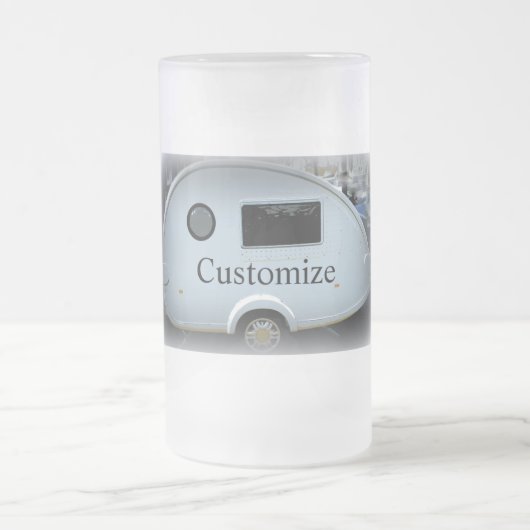 Sinti und Roma-Karawane Mattglas Bierglas (Mittel)