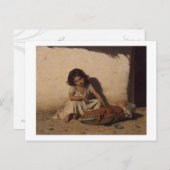 Sinti und Roma-Kinder-Postkarte Postkarte (Vorne/Hinten)
