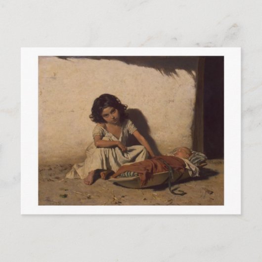 Sinti und Roma-Kinder-Postkarte Postkarte (Vorderseite)