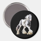 Sinti und Roma Mare Stallion Magnet (Vorderseite/Rückseite)