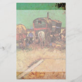 Sinti und Roma mit Caravans von Vincent van Gogh Briefpapier (Vorderseite)