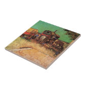 Sinti und Roma mit Caravans von Vincent van Gogh Fliese (Seite)