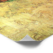 Sinti und Roma mit Caravans von Vincent van Gogh Poster (Ecke)