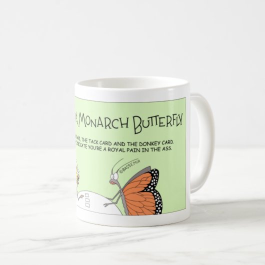 Sinti und Roma Moth und Hag Moth Kaffeetasse (VorderseiteRechts)