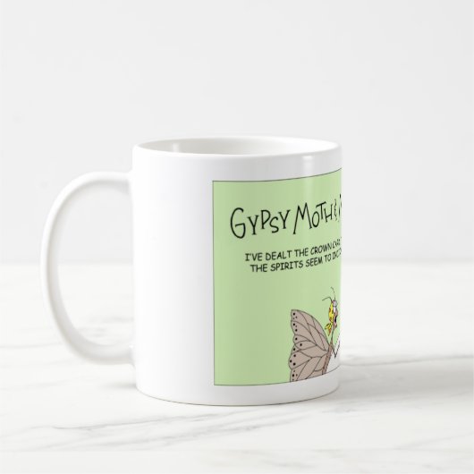 Sinti und Roma Moth und Hag Moth Kaffeetasse (Links)