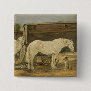 Sinti und Roma-Pferde, c.1885-90 (Öl auf Leinwand Button