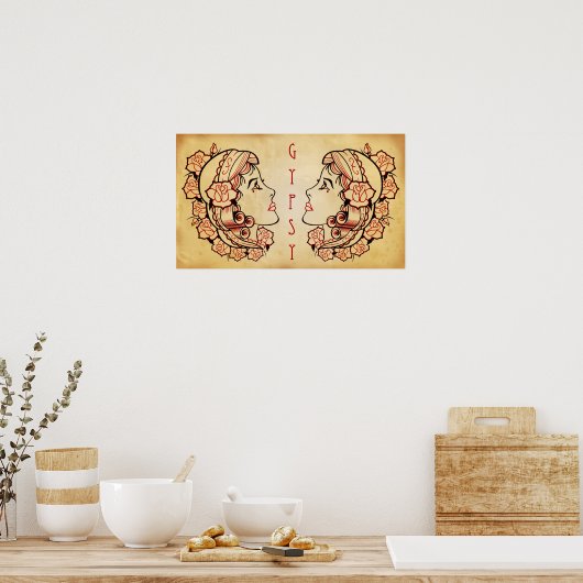 Sinti und Roma Poster (Küche)