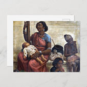 Sinti und Roma - Raja Ravi Varma Postkarte (Vorne/Hinten)