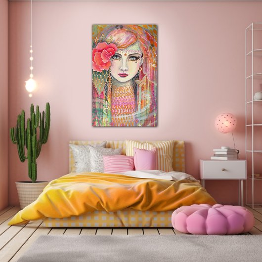 Sinti und Roma Rose Bohemisch Beauty Leinwand Art