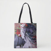 Sinti und Roma Rose Tote Tasche (Vorderseite)