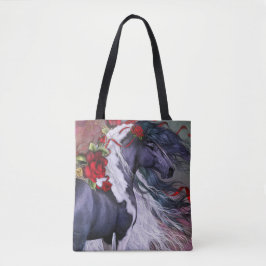 Sinti und Roma Rose Tote Tasche