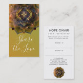 Sinti und Roma Soul Mandala Empfehlungskarte (Vorne/Hinten)