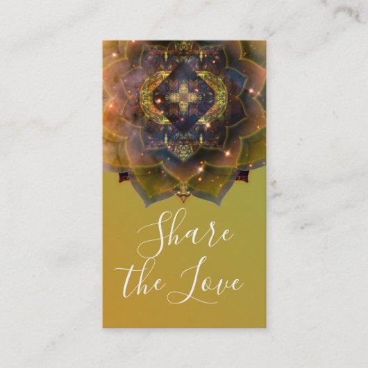 Sinti und Roma Soul Mandala Empfehlungskarte (Vorderseite)