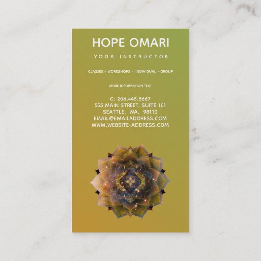 Sinti und Roma Soul Mandala Treuekarte (Rückseite)