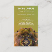 Sinti und Roma Soul Mandala Visitenkarte (Rückseite)