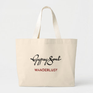 Sinti und Roma-Soul-Tasche: WANDERLUST Jumbo Stoffbeutel