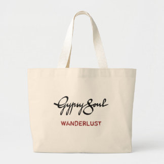 Sinti und Roma-Soul-Tasche: WANDERLUST Jumbo Stoffbeutel