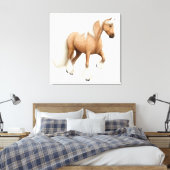 Sinti und Roma Vanner Cob Entwurf Reitpferde Canva Leinwanddruck (Insitu (Schlafzimmer))
