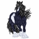 Sinti und Roma Vanner Draft Horse<br><div class="desc">Mein schöner Sinti und Roma Vanner,  eine Pferdestatuette,  ist perfekt für Pferdefreunde und alle,  die die Sinti und Roma Vanner Pferdezucht Lieben. Artwork ©Sally Lannier/Painted Dreams Designs</div>