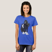 Sinti und Roma Vanner Draft Horse T-Shirt (Vorne ganz)