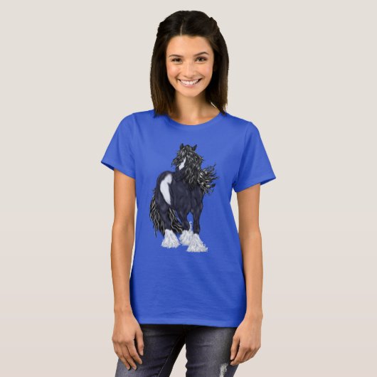 Sinti und Roma Vanner Draft Horse T-Shirt (Vorne ganz)