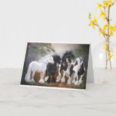 Sinti und Roma Vanner Grußkarte Karte (Gelbe Blume)