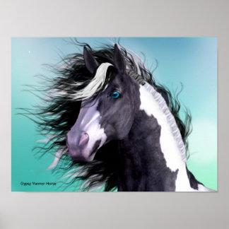 Sinti und Roma Vanner Horse 16 x 12 Poster