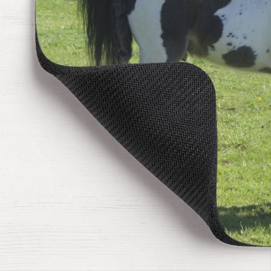 Sinti und Roma Vanner Horse Mare and Foal Mousepad (Ecke)