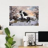 Sinti und Roma Vanner Horse Poster (Heimbüro)