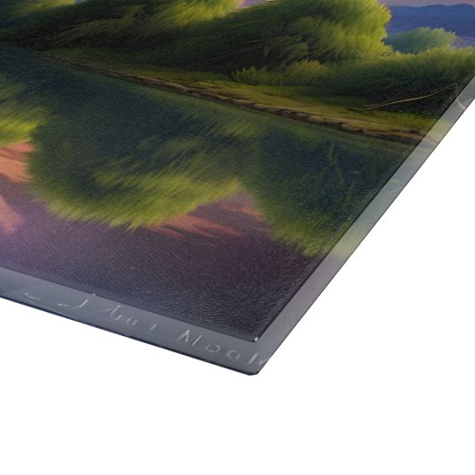 Sinti und Roma Vanner Horse - Willow tree N Vollmo Schneidebrett (Ecke)