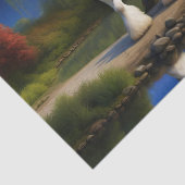 Sinti und Roma Vanner Horse - Willow tree N Vollmo Seidenpapier (Detail)