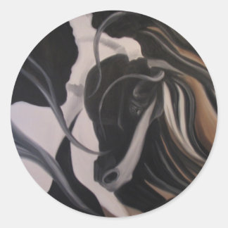 Sinti und Roma Vanner I Runder Aufkleber